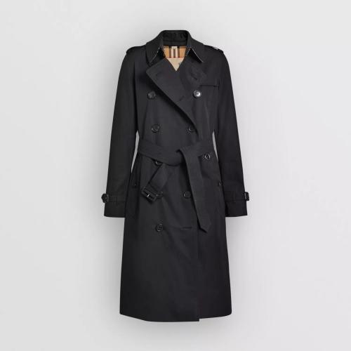  BURBERRY 22年秋冬 女士 肯辛頓版型 - 長款 Heritage Trench 風衣 40733681 預定商品1-3周發貨