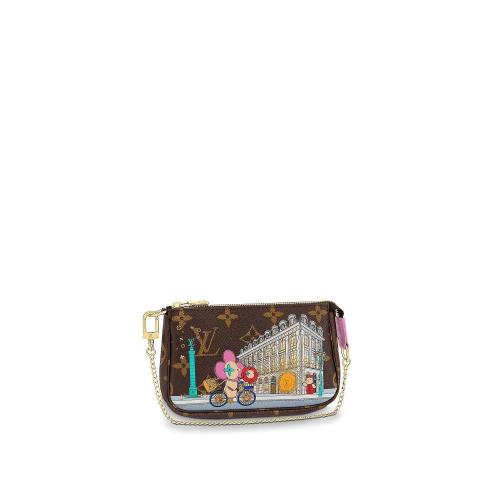  LV路易威登 22年秋冬 女士 單肩包 MINI POCHETTE ACCESSOIRES 手拿包 M81760