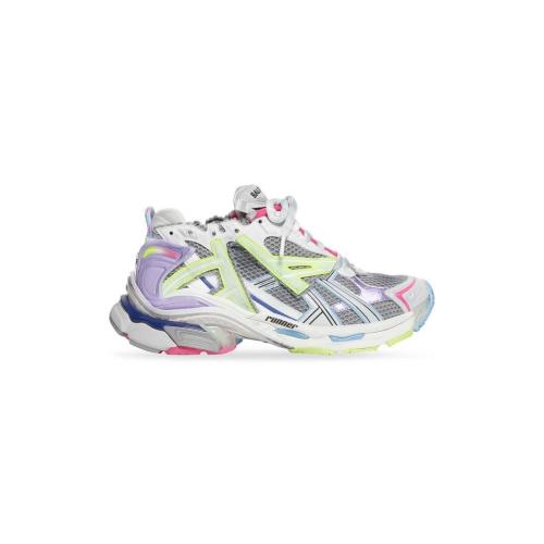  BALENCIAGA巴黎世家 22年秋冬 男士 休閑運動鞋 Mens Runner Trainers in Grey 677403W3RBP174