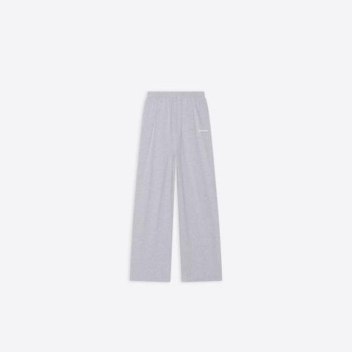  BALENCIAGA巴黎世家 22年秋冬 男士 休閑褲 Political Campaign Jogging Pants  in Grey 67459 預(yù)定商品1-3周發(fā)貨
