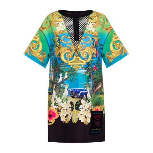  VERSACE JEANS COUTURE 女士印花棉質連衣裙裙子 D2HVA437 S0667 115 PLFSX