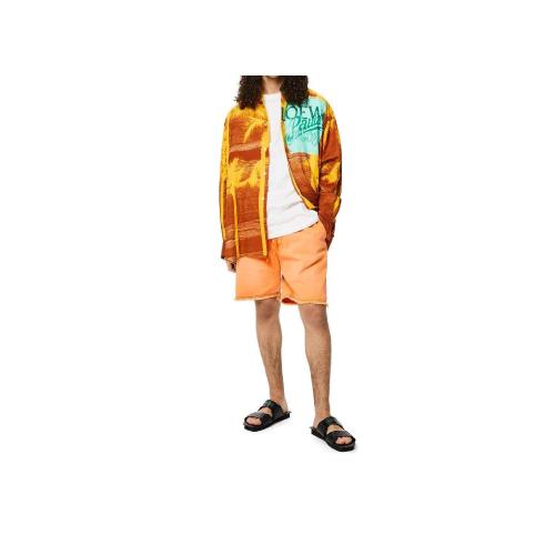  LOEWE羅意威 22年秋冬 男士 短褲 Drawstring shorts in denim H616Y11X21-9130