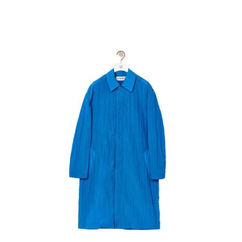  LOEWE羅意威 22年秋冬 男士 大衣 Duster coat in textured nylon H526Y02W22-5470