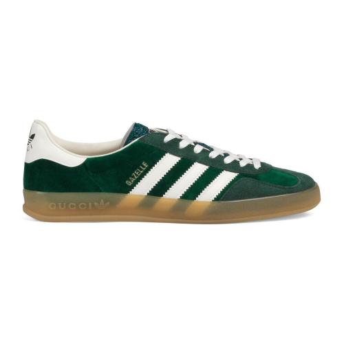  GUCCI古馳 22年秋冬 男士 adidas x Gucci聯名系列男士Gazelle運動鞋 707848 9STU0 3170