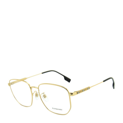 BURBERRY/博柏利 光學鏡架 眼鏡架 復古 精致 氣質 金屬 全框  博柏利格紋 大框 男女框 方形 B1352D 56mm Burberry(博柏利)