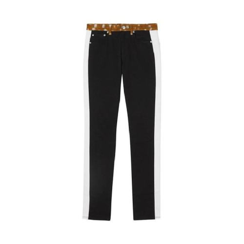  BURBERRY/博柏利 女士花色棉質牛仔褲 80163851 PLFSX
