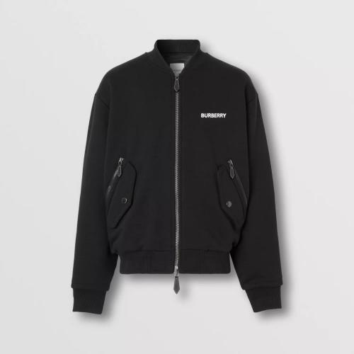  BURBERRY 22年秋冬 男士 馬術騎士印花棉質寬松飛行夾克 80579611
