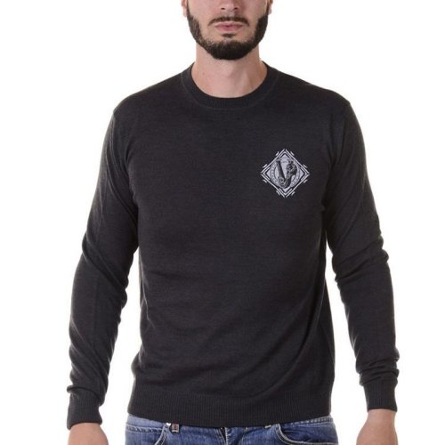  VERSACE/范思哲 男士黑色羊毛衛衣 EB5GQA818 E56622 E899 PLFSX