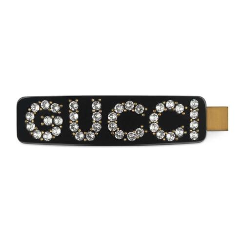  GUCCI古馳 22年秋冬 女士 水晶Gucci單發(fā)夾 513986 I4772 8519
