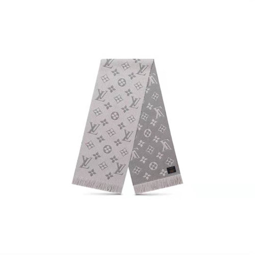 LOUIS VUITTON Logomania 圍巾 羊毛真絲雙面 多色可選