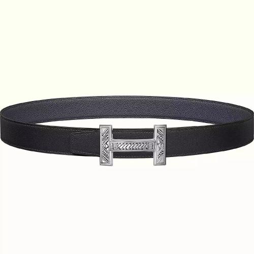  HERMES愛馬仕 22年秋冬 男士 腰帶 Boucle de ceinture Quizz Touareg %26 Cuir de ceinture rev