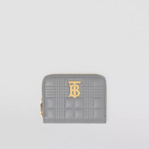 BURBERRY 22年秋冬 女士 Lola – 絎縫皮革蘿納拉鏈錢夾 80613041