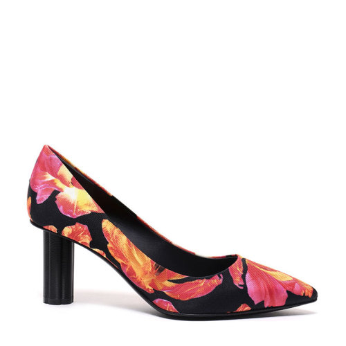 Salvatore Ferragamo/菲拉格慕 女士BADIA 70 T系列織物高跟鞋 0684205