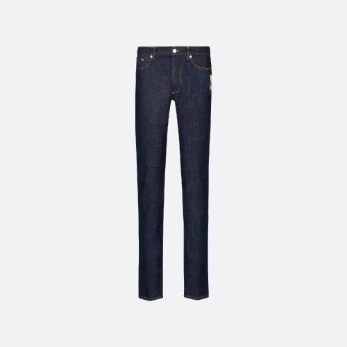  DIOR迪奧 22年春夏 男士 牛仔褲 Jean slim long DIOR AND JACK KEROUAC 193DS00H214X_C587