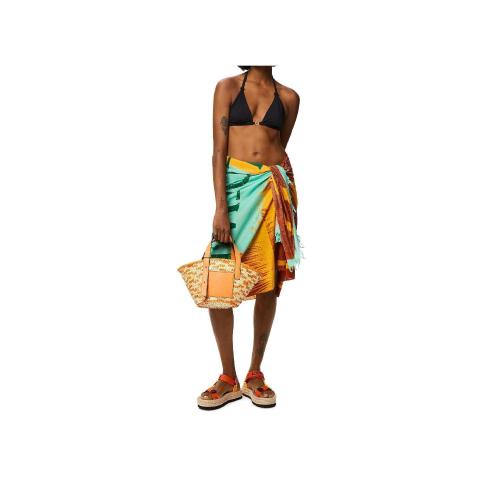  LOEWE羅意威 22年秋冬 女士 披肩 Palm pareo in cotton F000913X17-9122