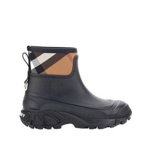 BURBERRY/博柏利 女士黑色混合材質短靴 8048043