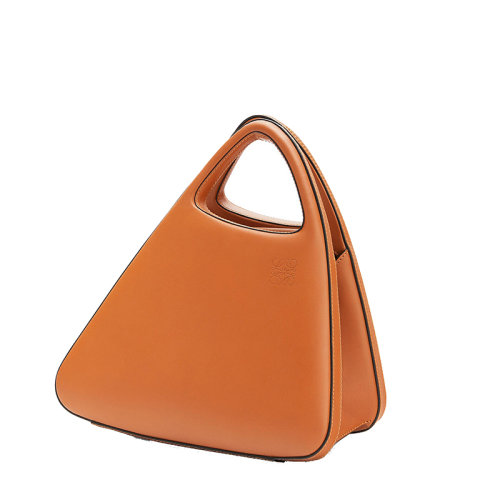 LOEWE/羅意威 22春夏新款A(yù)rchitects A系列 女士棕色柔軟小牛皮字母A活動(dòng)肩帶單肩斜挎手提包 0010368165