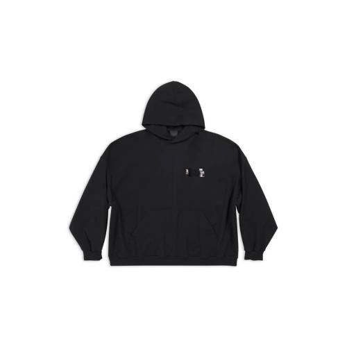 BALENCIAGA巴黎世家 22年秋冬 男士 衛(wèi)衣 GAFFER廓形連帽衛(wèi)衣 713677TNVG21089