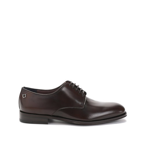 Salvatore Ferragamo/菲拉格慕  男士牛皮系帶皮鞋德比鞋 0741506