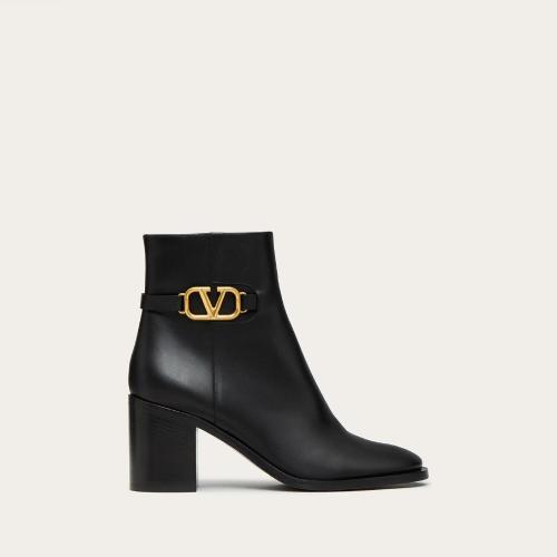  VALENTINO華倫天奴 22年秋冬 女士 短靴 BOTTINES VLOGO SIGNATURE EN VEAU. TALON : 75?MM 1