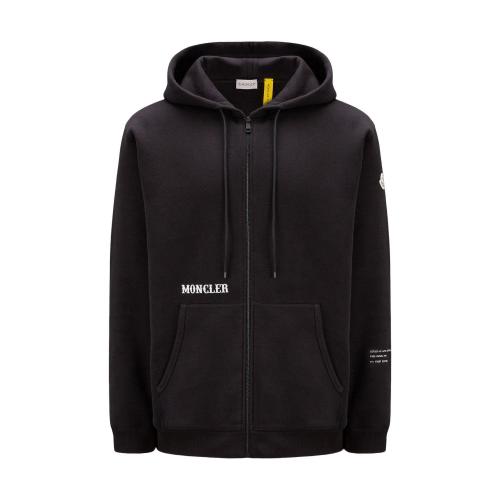  MONCLER蒙可蒙克萊 22年秋冬 男士 長袖T恤 Logo Zip-Up Hoodie H209U8G00006M2372999