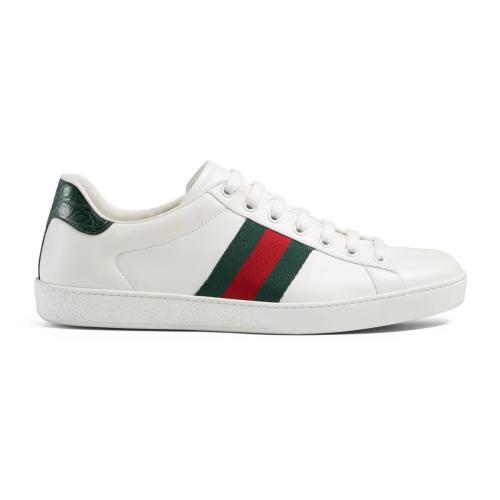  GUCCI古馳 22年秋冬 男士 Ace系列皮革運動鞋 386750 A3830 9071