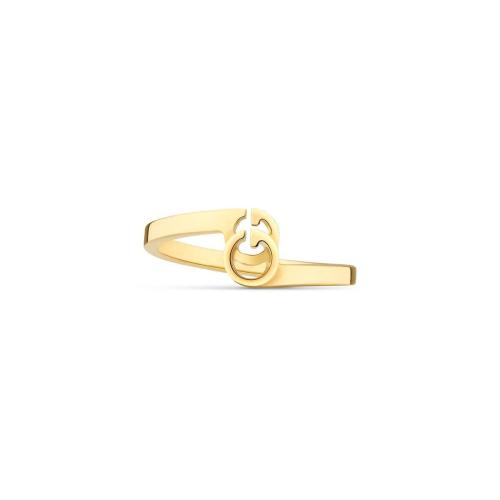  GUCCI古馳 22年秋冬 女士 GG黃金戒指 457122 J8500 8000