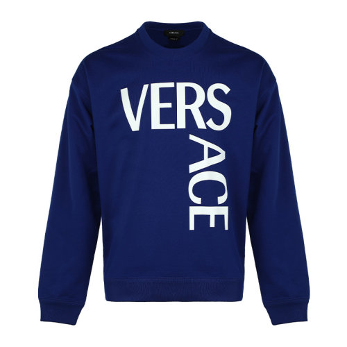 VERSACE/范思哲21新品字母印花圖案男衛(wèi)衣男士套頭衛(wèi)衣10013771A01015