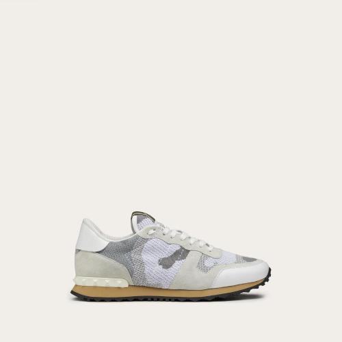  VALENTINO華倫天奴 22年春夏 男士 休閑運動鞋 Sneakers Rockrunner Camouflage en tissu-resi