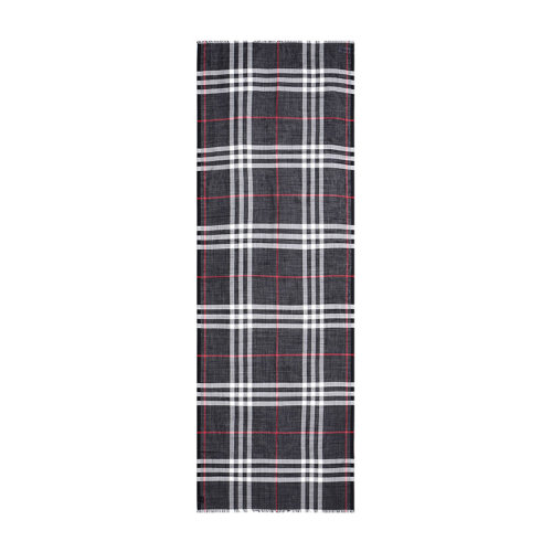 BURBERRY/博柏利 女款格紋混紡圍巾 80154061