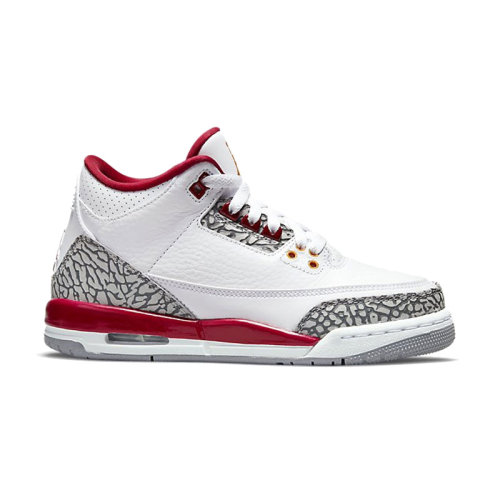 Nike/耐克 Air Jordan 3 Retro AJ3GS 女款 紅雀 運動 休閑 籃球鞋 398614-126