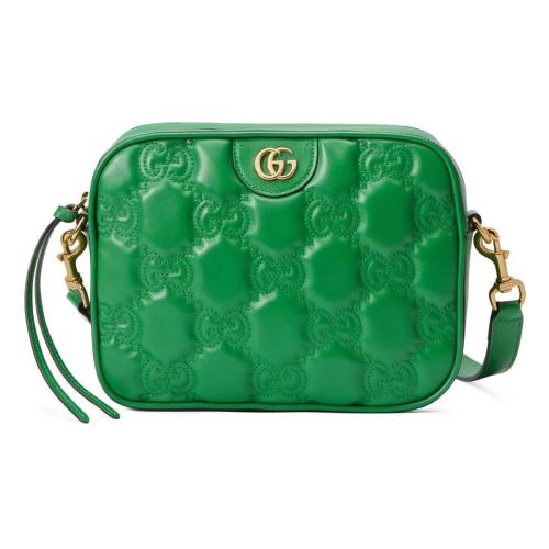  GUCCI古馳 22年秋冬 女士 GG絎縫皮革肩背包 702234 UM8HG 3389