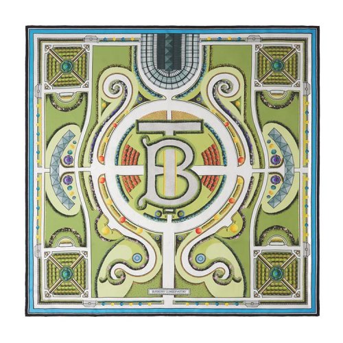 BURBERRY/博柏利 園藝印花絲質方巾 80560911