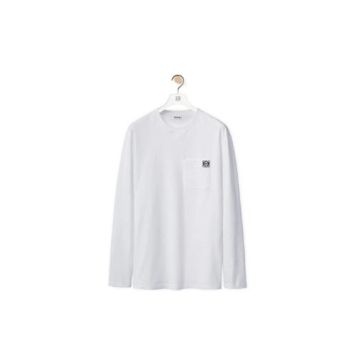 LOEWE羅意威 男士 長袖T恤 Anagram 圓領長袖T恤 H526Y24J04-2100 預定商品1-3周發貨