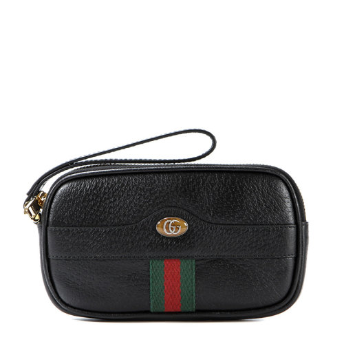 GUCCI/古馳  女包女士黑色皮革時尚百搭手拿包   517366 DJ2DG 1060  GMH0012CD