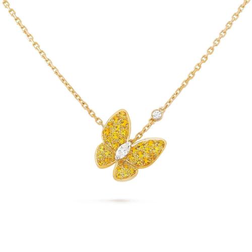  VCA梵克雅寶 22年秋冬 女士 吊墜 Two Butterfly吊墜 VCARO3M300 預定商品1-3周發貨
