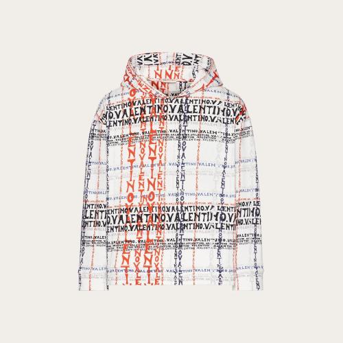  VALENTINO華倫天奴 22年秋冬 男士 衛衣 SWEAT-SHIRT EN COTON A_VEC IMPRIMé ARCHIVE MANIFE