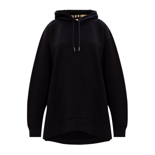 BURBERRY/博柏利 女士 服裝  黑色棉質連帽衛衣 女衛衣