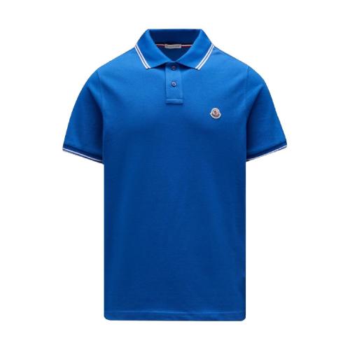 MONCLER蒙可蒙克萊 22年秋冬 男士 短袖Polo Logo Polo Shirt H10918A0001084556793