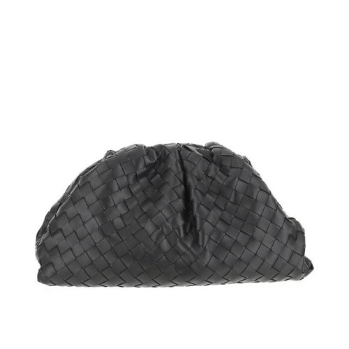 Bottega Veneta/葆蝶家  寶緹嘉女包 時尚百搭 女士黑色皮革手拿包 576175VCPP01229 HKY012467