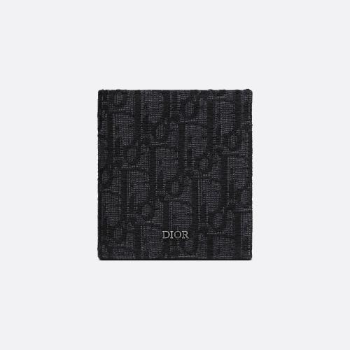  DIOR迪奧 22年秋冬 男士 錢包 豎版錢包 2ESBH072YSE_H03E