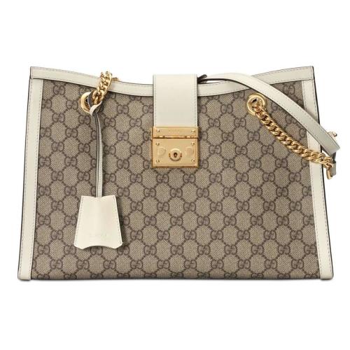  GUCCI古馳 22年秋冬 女士 Padlock系列GG中號肩背包 479197 KHNKG 9761 預定商品2-6周發貨