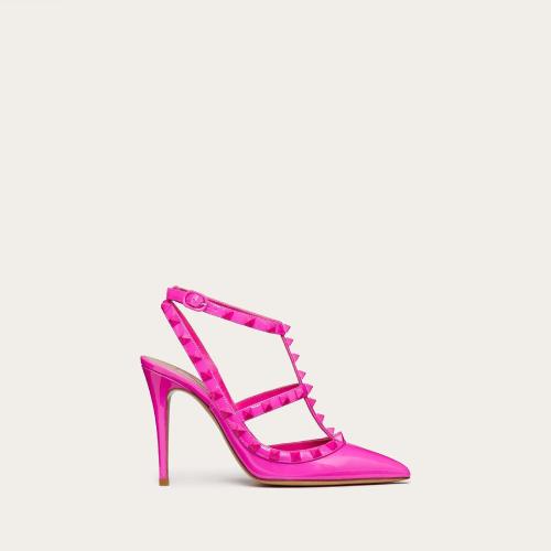  VALENTINO華倫天奴 22年秋冬 女士 高跟鞋 ESCARPINS ROCKSTUD VERNIS a BRIDES ET CLOUS ASSO
