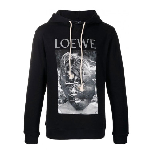 LOEWE/羅意威   男裝 服裝 棉質圖案印花連帽抽繩 男衛衣 H6109730PC