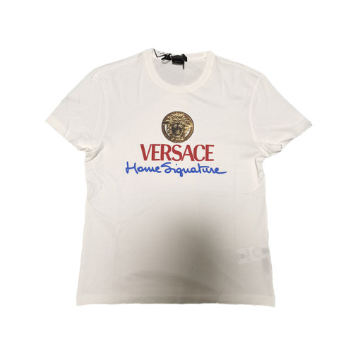 VERSACE/范思哲 新款美杜莎LOGO印花男士圓領短袖T恤