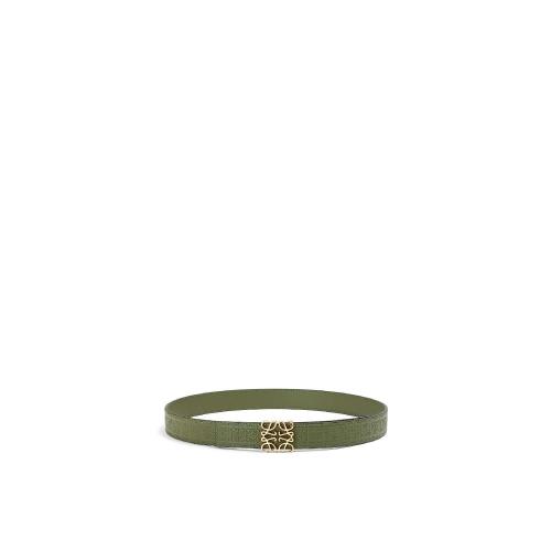  LOEWE羅意威 22年秋冬 女士 腰帶 Anagram belt in silk calfskin E619Z26X02-3966