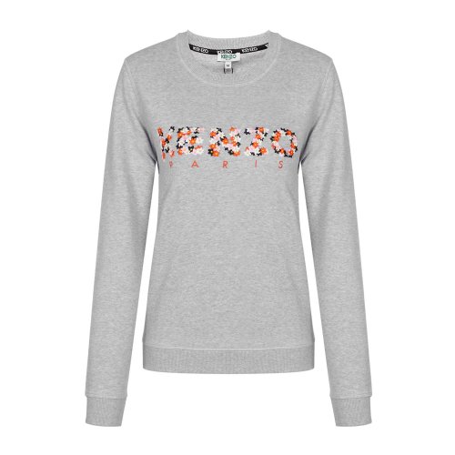 【香港直郵】KENZO 純色 logo字母 時尚 純棉 女衛衣