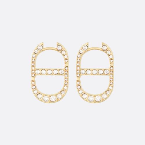  DIOR迪奧 22年秋冬 女士 耳環 Boucles doreilles 30?Montaigne E2036WOMCY_D03S