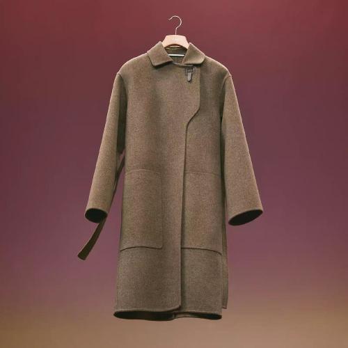  HERMES愛馬仕 22年秋冬 女士 大衣 Manteau Inspiration Peignoir H2H0128DA1R38