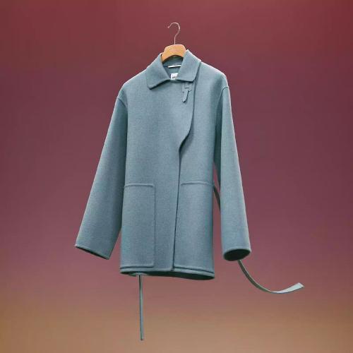  HERMES愛馬仕 22年秋冬 女士 睡袍 Manteau court Inspiration Peignoir H2H0129DA6U42
